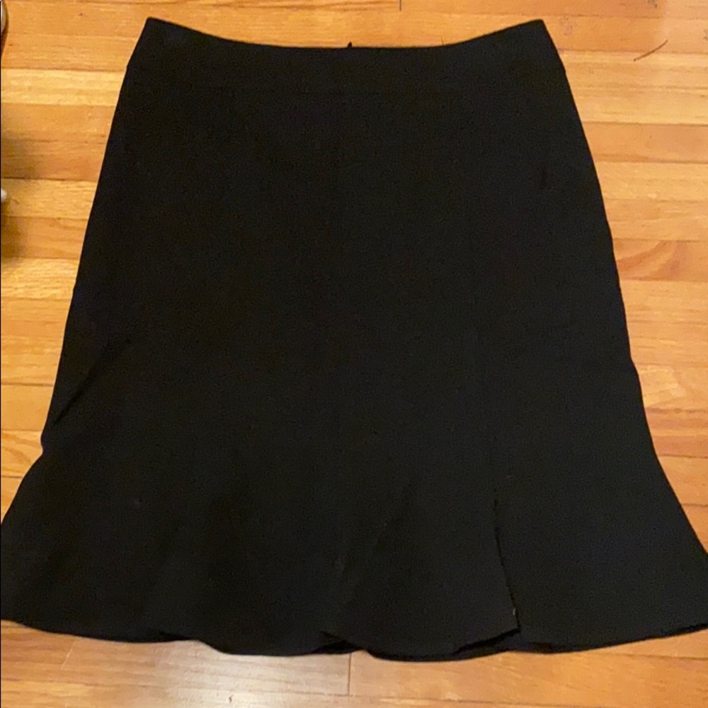 Nanette Lepore Black Tulip Pencil Skirt